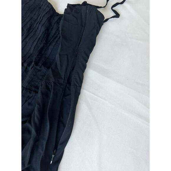 Old Navy dress women’s size medium tall Black adjustable Straps flowy Witchy - Picture 3 of 8